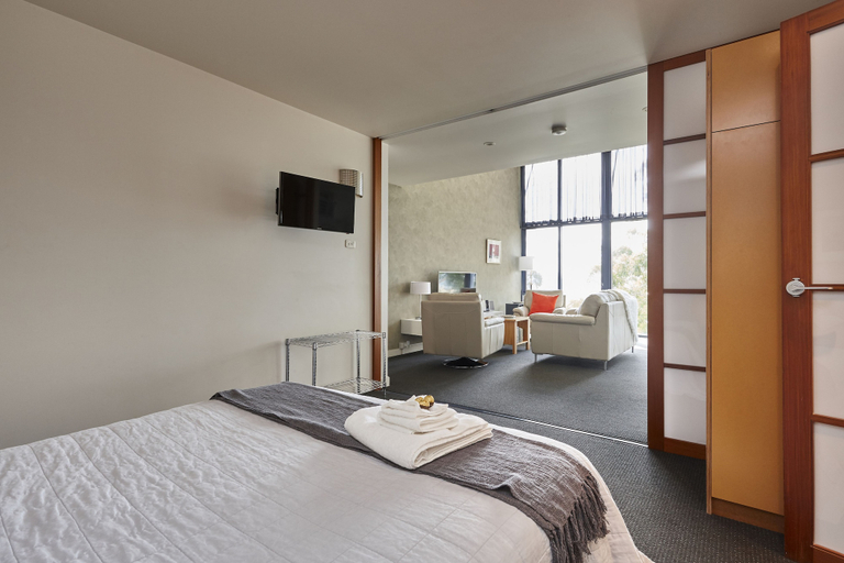 Bedroom 2, Tamar River Apartments, West Tamar - Pt A