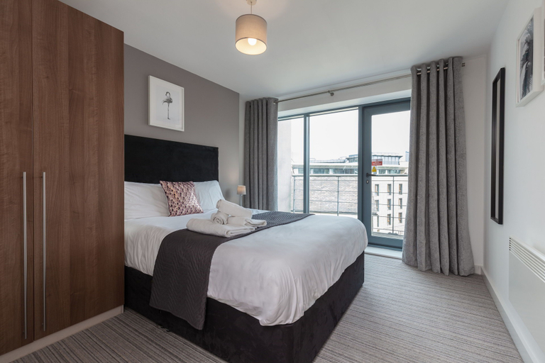 Bedroom 3, Kspace Serviced Apartments Leeds, Leeds