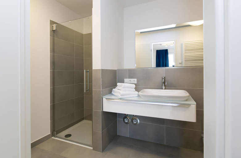 Bathroom 5, Aparthotel Parkallee, Mainz-Bingen