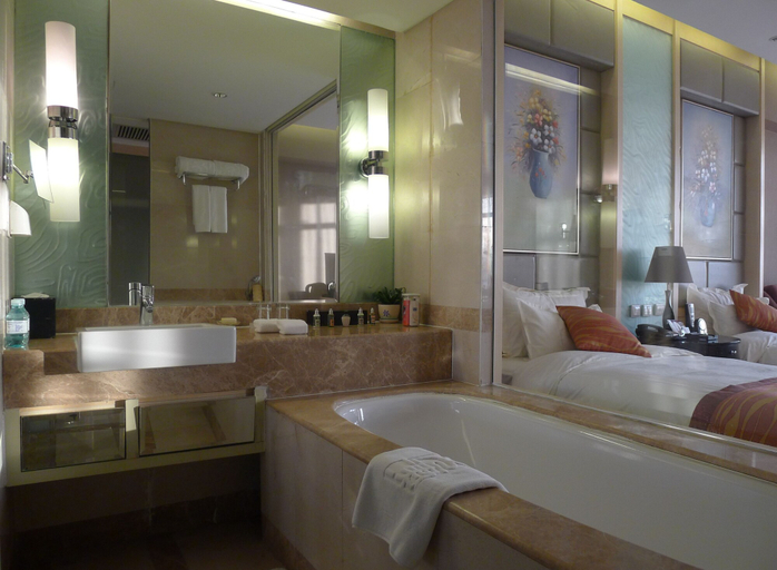 Bathroom 4, Wenjin Hotel, Beijing