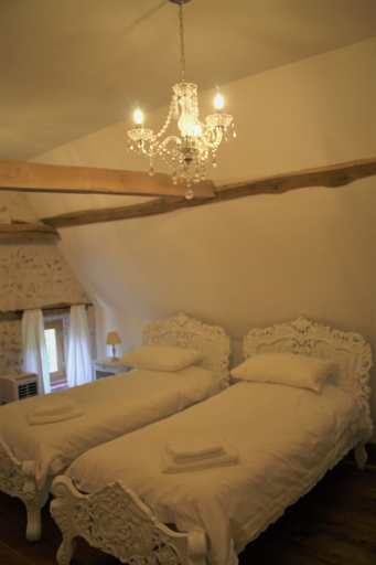 Bedroom 5, Manoir de la Basse-Cour, Sarthe