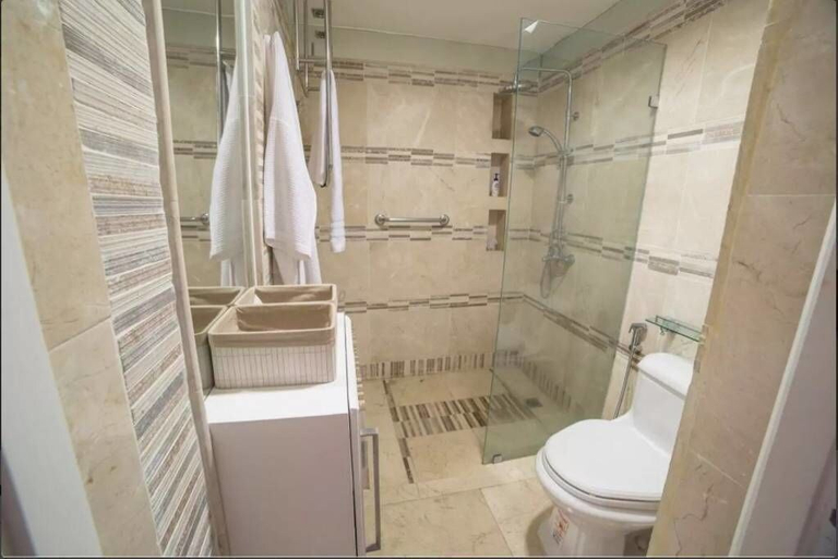 Bathroom, 1BR Altos Chavon Apartment by ASVR-C1B, La Romana