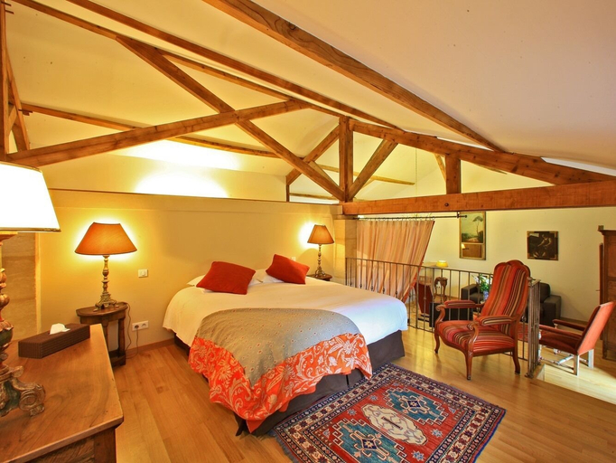 Bedroom 2, Manoir de la Malartrie, Dordogne