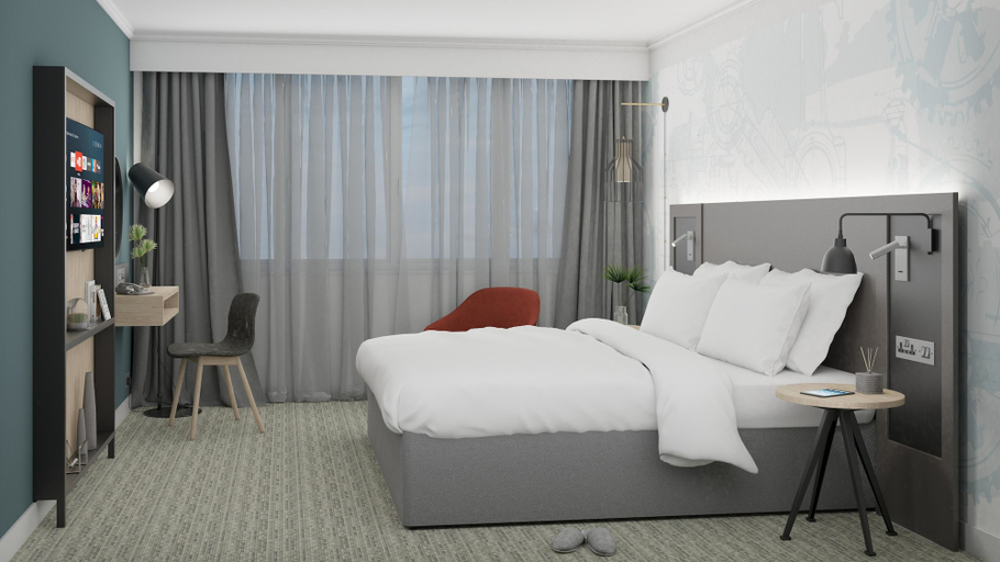 Bedroom 4, Mercure Birmingham West Hotel, Sandwell