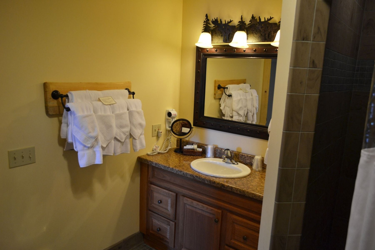 Bathroom 3, Crooked River Lodge, Emmet