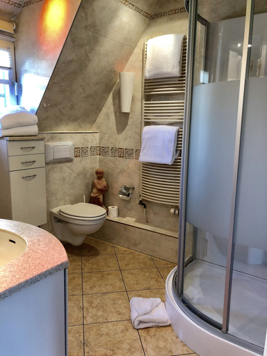 Bathroom 3, Hotel Le Maréchal, Haut-Rhin