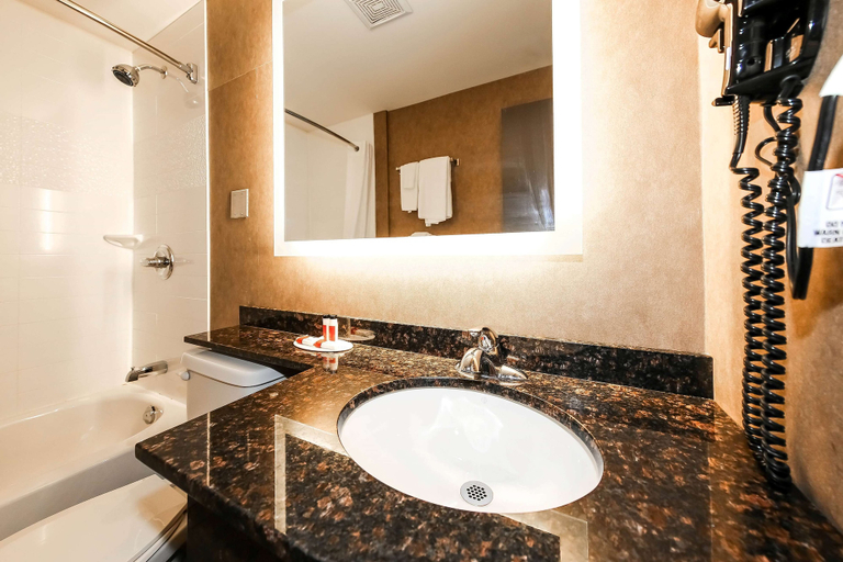 Bathroom 4, Howard Johnson by Wyndham Winnipeg West, Division No. 11