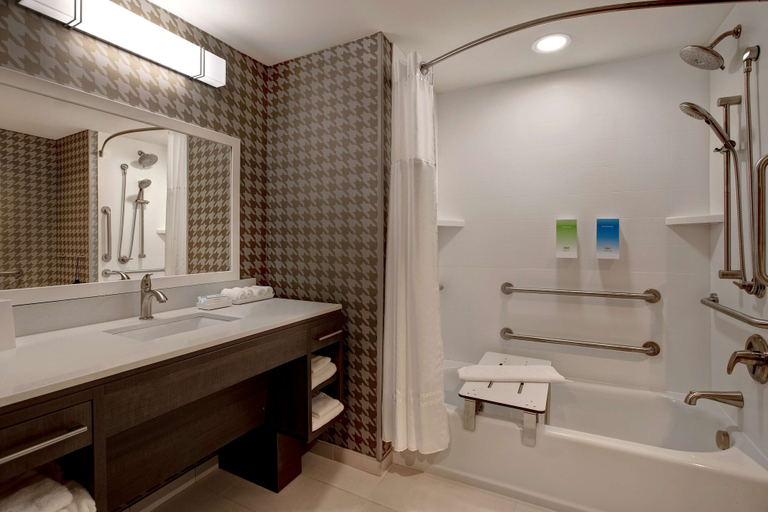 Bathroom 4, Home2 Suites by Hilton Lexington Hamburg, Fayette