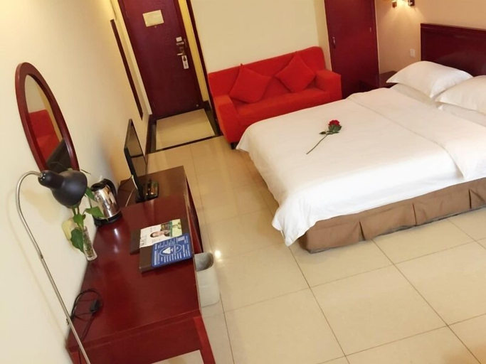 Bedroom 2, GreenTree Inn Suzhou Mudu Ancient Street Express Hotel, Suzhou