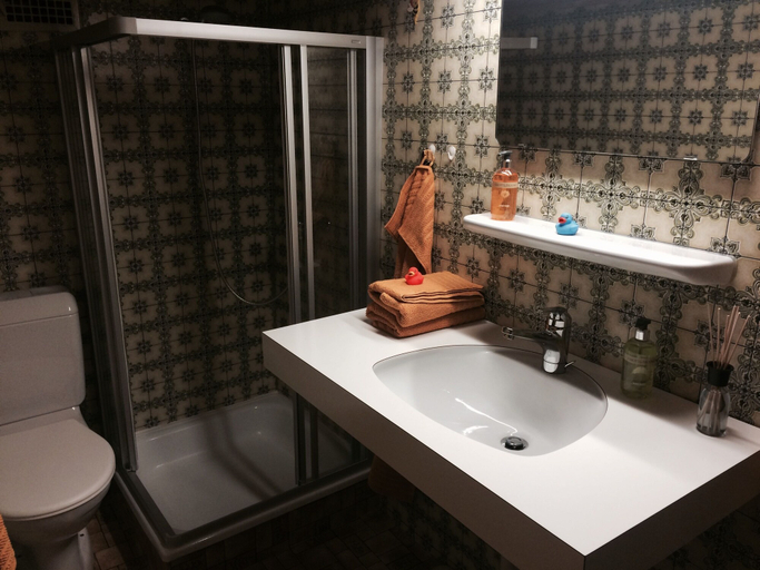 Bathroom sink, 250 Year Old Swiss Chalet, Interlaken