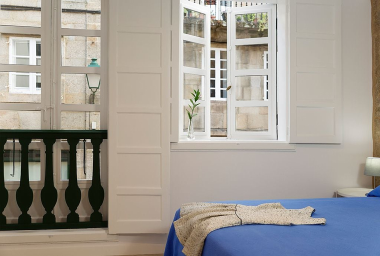 Bedroom 2, Pensión Rua Nova, A Coruña