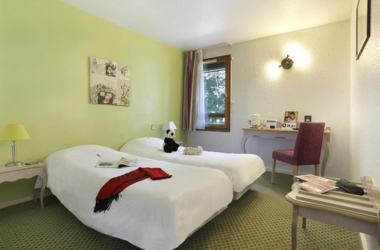 Bedroom 2, Hôtel IKAR Blois Sud, Loir-et-Cher