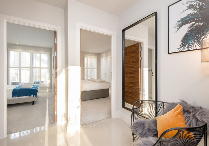 Bedroom 3, Silver Lining - Penthouse with parking, Edinburgh