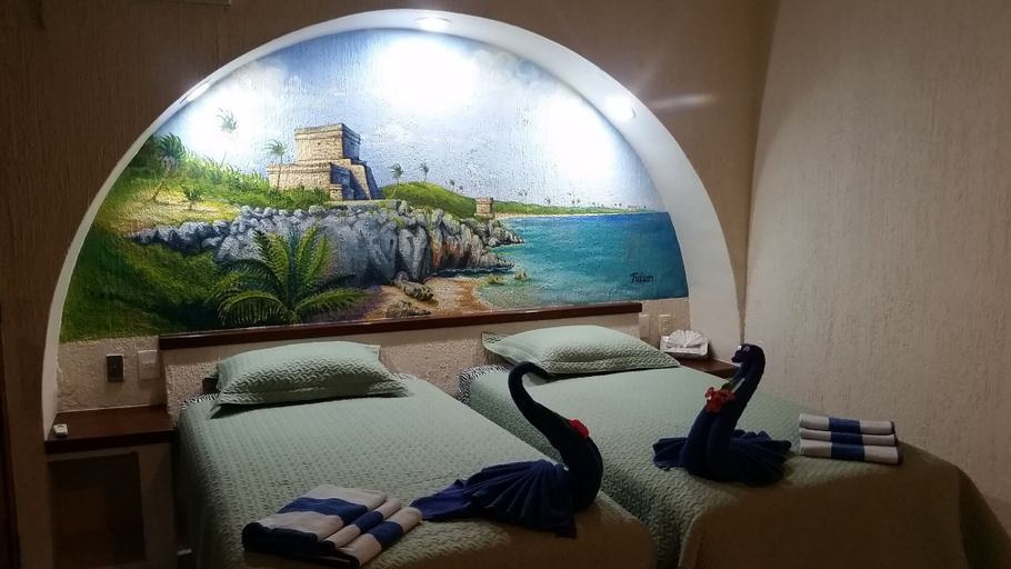 Bedroom 3, Villas De Rosa Beach Resort, Cozumel