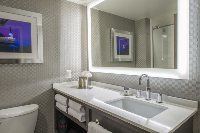 Bathroom 5, DoubleTree by Hilton Winston Salem - University, Forsyth