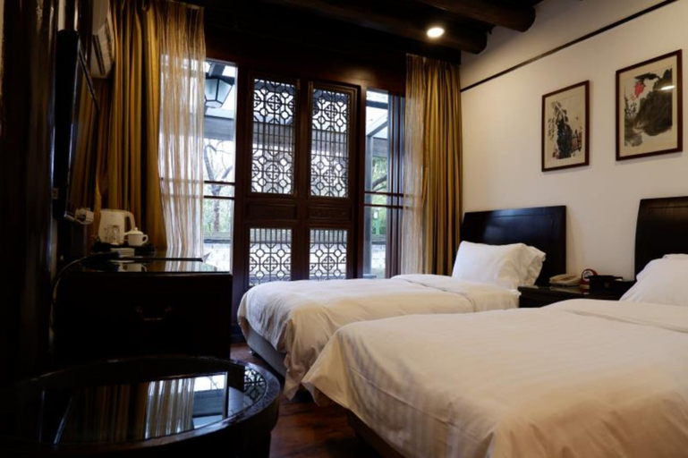 Bedroom, Hangzhou Xixi Bieyuan Resort Hotel, Hangzhou