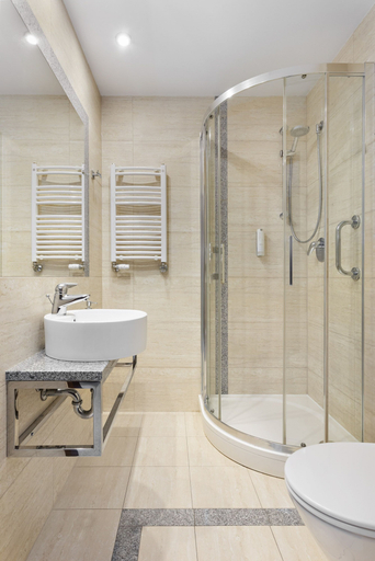 Bathroom 5, Hotel Moderno, Poznań City