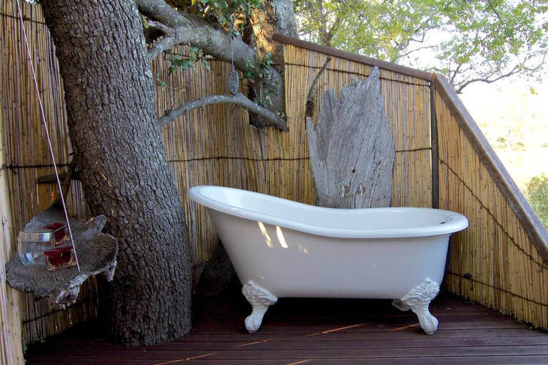 Bathroom 4, Nkasa Lupala Tented Lodge, Linyandi