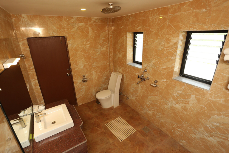 Bathroom 5, Dahlia Boutique Hotel, Gandaki