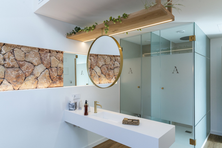 Bathroom 4, Hotel S'Antiga Adults Only, Baleares