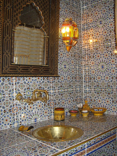 Bathroom 5, Riad Tiziri, Marrakech