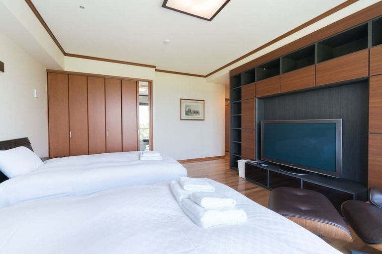 Bedroom 3, Private villa LUXE, Motobu