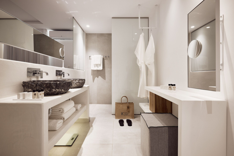 Bathroom 5, Kantouni Beach Boutique Hotel, South Aegean