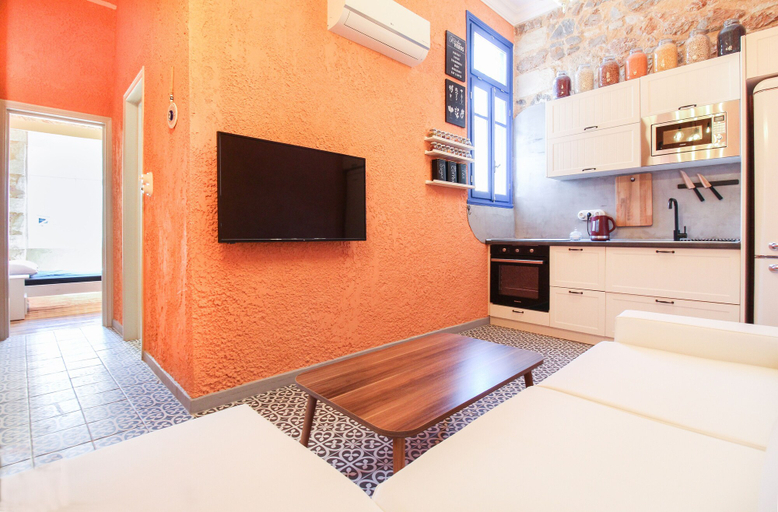 Bedroom 3, Modern Apartment With Roof Terrace in Athens, Attica