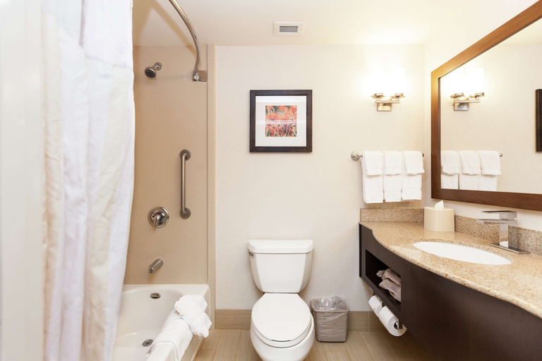 Bathroom 4, Hilton Garden Inn Palm Springs - Rancho Mirage, Riverside