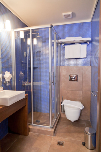 Bathroom 3, Astros Beach Hotel, Peloponnese
