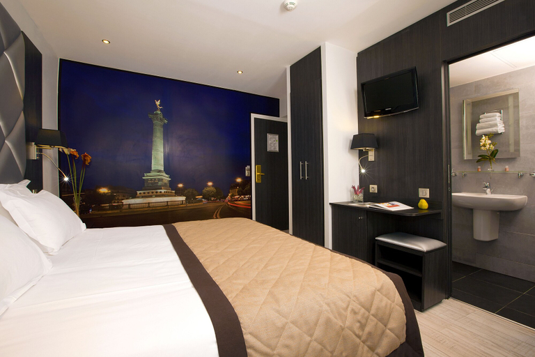 Bedroom 3, Hotel Eden Opéra, Paris