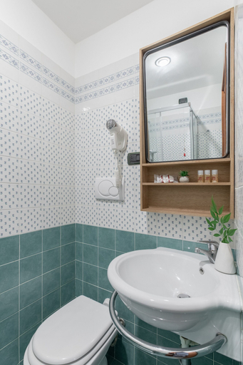 Bathroom 5, Residenza Vaticana, Rome