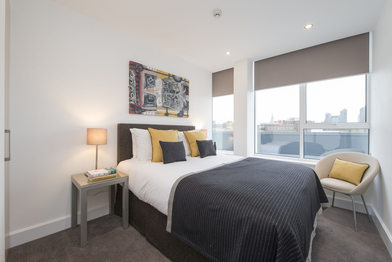 Bedroom 3, The Rosebery by Supercity Aparthotels, London