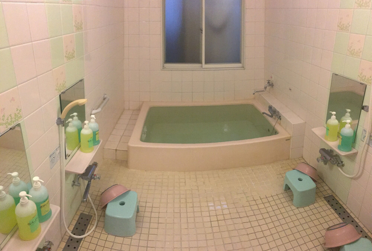 Bathroom 5, Minshuku Kuwataniya, Takayama
