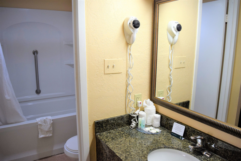 Bathroom 4, Quality Inn Kennedy Space Center, Brevard