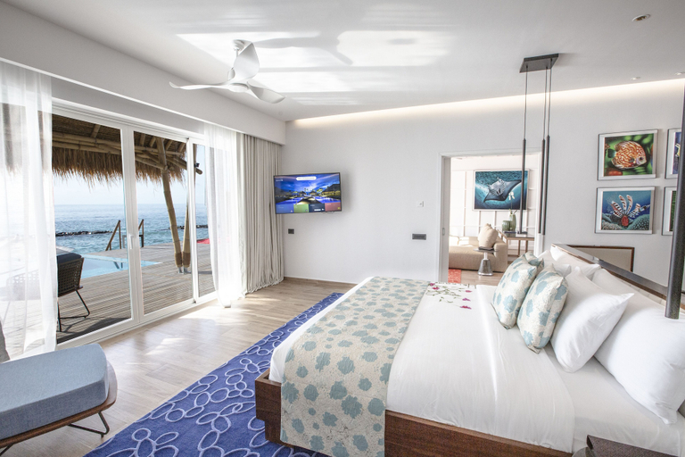 Bedroom 3, Emerald Maldives Resort & Spa - All Inclusive, Raa Atoll