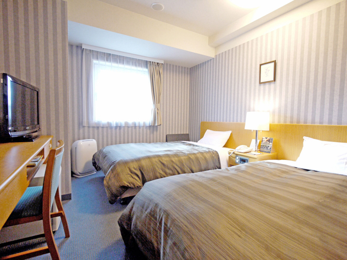Bedroom 4, Hotel Route-Inn Sapporo Shiroishi, Sapporo