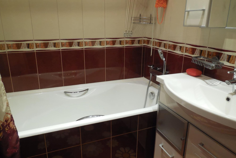 Bathroom, Flats of Moscow Flat on Generala Belova 25, Southern