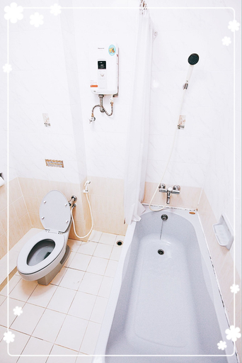 Bathroom 5, P.A. Place Hotel, Muang Nakhon Sawan