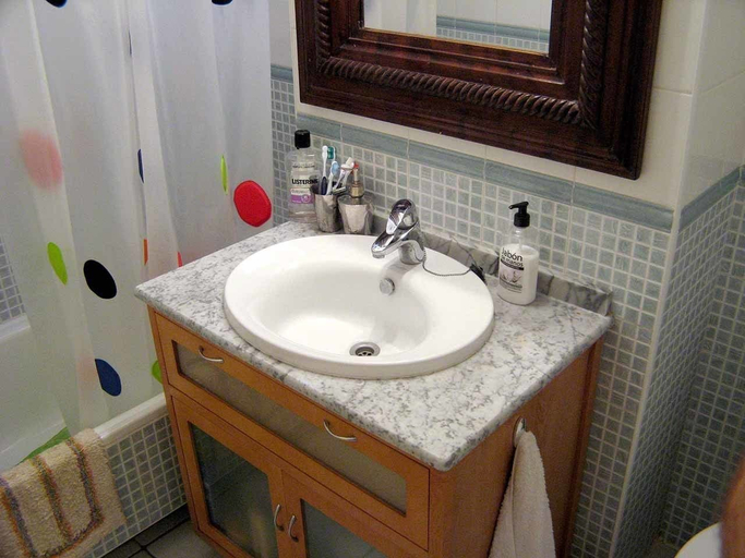 Bathroom, VenAVera H22D - Penthouse 2 Bedrooms/1Bath Beachfront WIFI, Almería