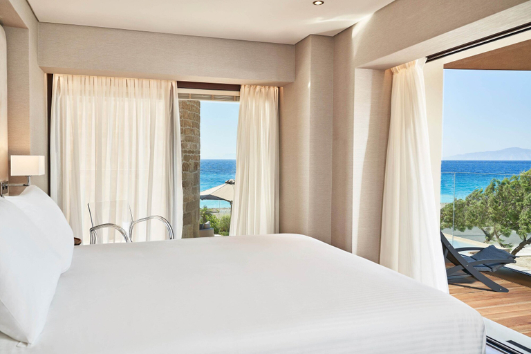 Bedroom 3, Bellevue On The Beach Suites, South Aegean