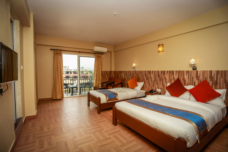 Bedroom 3, Pokhara Choice Inn, Gandaki