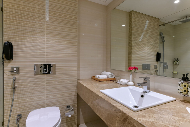 Bathroom 5, Lemon Tree Premier, Sabarmati Riverfront, Ahmedabad, Ahmadabad