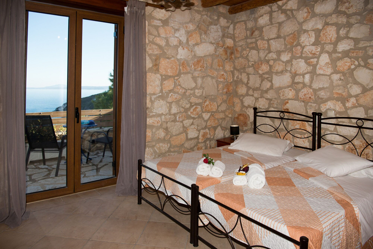 Bedroom 4, Potamitis Windmills & Apartments, Ionian Islands