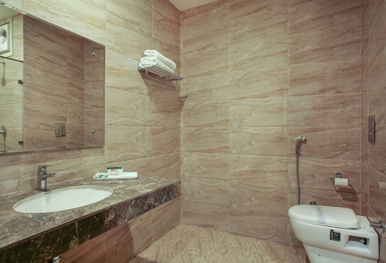 Bathroom 4, Hotel The Royal Krishna, Reasi