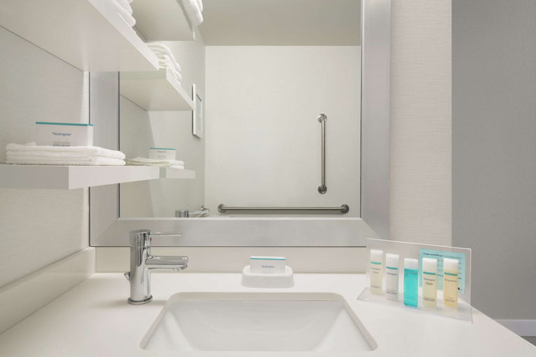 Bathroom 4, Hampton Inn Reading/Wyomissing, Berks