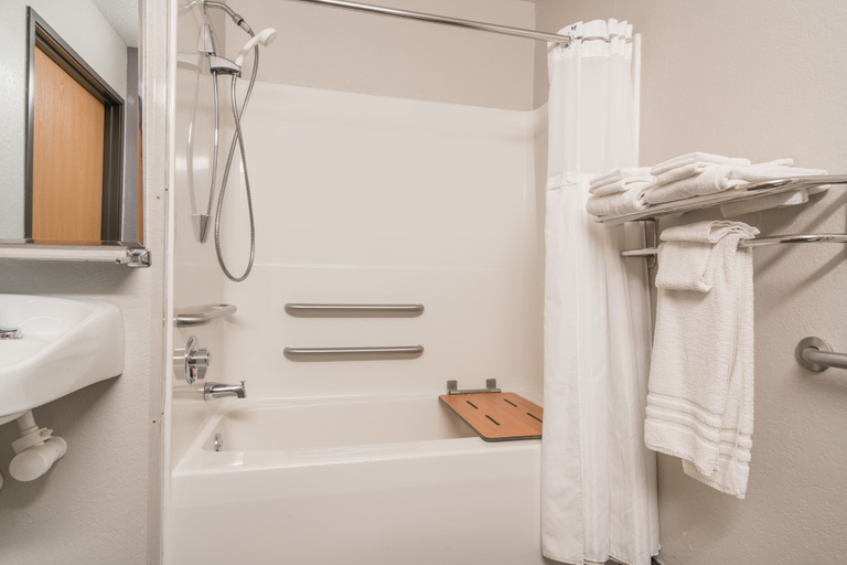Bathroom 5, Microtel Inn & Suites by Wyndham Springfield, Brown