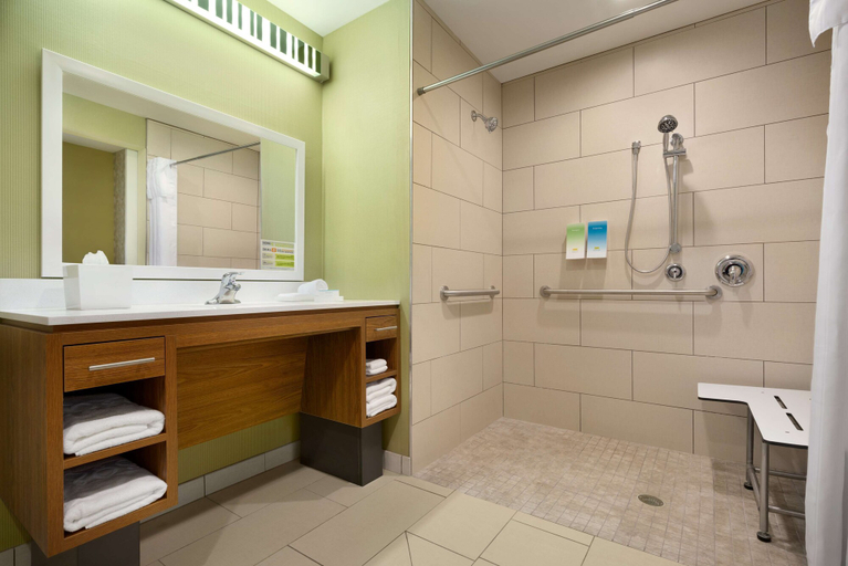 Bathroom 4, Home2 Suites by Hilton Baton Rouge, East Baton Rouge