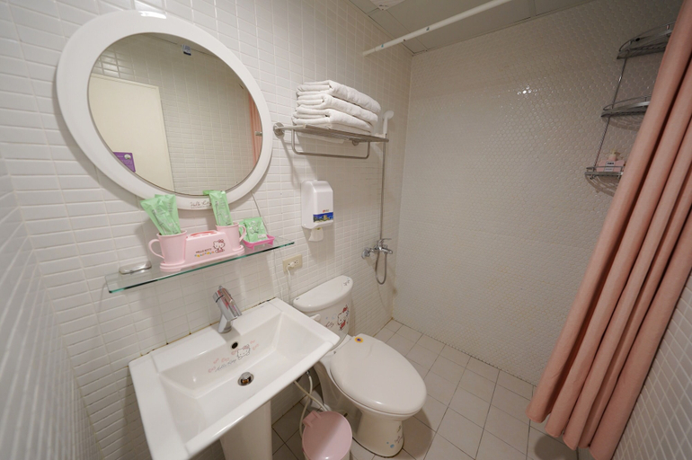 Bathroom 5, An Lan Jie Hotel - Hostel, Chiayi City