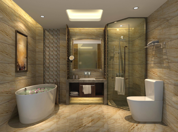 Bathroom 4, Boudl Al Sahafa, Riyadh